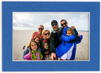 11x14 Mat for 8.5x11 Photo - Precut Royal Blue Picture Matboard for Frames 11 x 14 Inches - Bevel Cut to Display Art 8.5 x 11 Inches - Acid Free Pack of 10 MATS with Backing Boards & Clear Bags