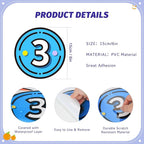 40PCS Line Up Spots for Classroom Floor, 6” Floor Numbers Stickers for Back to School Kindergarten Preschool Elementary Supplies