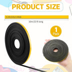 Magnetic Tape Roll Thin Strips, 1/4 Inch x 33 Feet Magnetic Board Dividers Whiteboard Graphic Decorative Tape Marking Line for Classroom Office Art Accessories(Yellow)