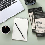 Jexine 60 Pcs 5.5'' x 8.5'' Top Spiral Bound Sketch Book 30 Sheet Each(68lb/100gsm), Sketching Drawing Pad Bulk Artist Sketch Pad Kids Drawing Paper Art Sketchbook for Painting (Tree)