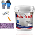 Louis Forest Epoxy Floor Paint, High-Gloss Marble Effect Coating, Epoxy Colored Sand Floor Paint, Wear-Resistant and Non-Slip for Indoor Outdoor (1KG-Purple)