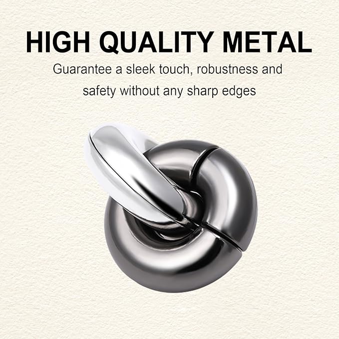 9 PCS Metal Puzzle for Adult Disentanglement Puzzles Lock Puzzle Games Set Gift for Adults Teenagers Kids