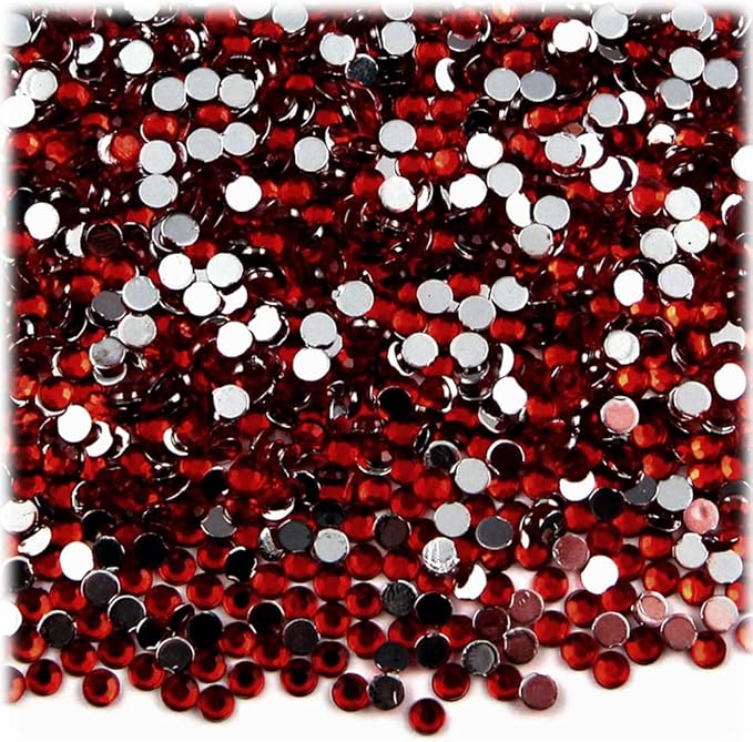 The Crafts Outlet 1,440pc Rhinestones Round 3mm (10ss) Light Green