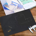 Black Foam Board 20 x 24 x 1/8" (3mm) Inch, 15 Pack Acid-Free Foam Core Poster Board Sheets for Art, Crafts, Presentation, Vision Board, Signboard, and Party Decorations