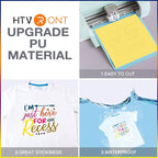 HTVRONT Gold HTV Heat Transfer Vinyl Bundle: 36 Pack 12" x 10" Iron on Vinyl for T-Shirt, Heat Transfer Vinyl Compatible with Cricut Cutting Machine, Silhouette Cameo or Heat Press Machine