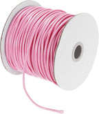 MECCANIXITY Waxed Cord 2.5mm Waxed Polyester Cord 87 Yard Wax String for Bracelet Making, Necklaces, Beading, Jewelry Making and DIY Crafts(Dark Pink)