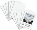 Foam Board 12 x 16 in, ZXUNLIEH 12 Pack White Poster Board, 3/16 in Thick Craft Foam Core Board, Puzzle Board, Double Sided, Foam Sheets for Picture, Project, Presentation, Artwork, Signage and Crafts