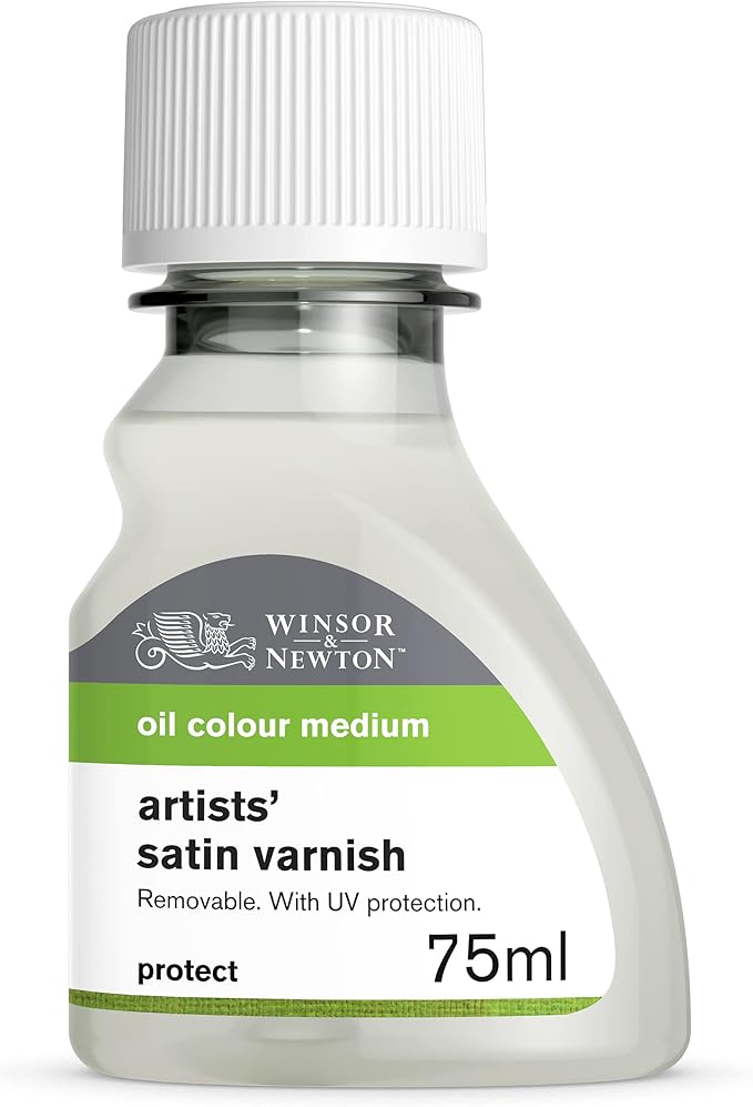Winsor & Newton Professional Artists' Satin Varnish, 75ml (2.5oz) Bottle