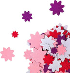 Flower Stickers, Felt Stickers for Kids, Felt Flowers for Crafts, Craft Supplies for Scrapbooking 120pcs 1" to 3" Size