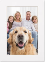 6x8 Mat for 8x10 Frame - Precut Mat Board Acid-Free White 6x8 Photo Matte Made to Fit a 8x10 Picture Frame, Premium Matboard for Family Photos, Show Kits, Art, Picture Framing, Pack of 25 Mats