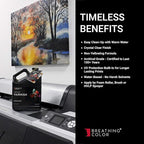 Breathing Color Timeless Archival Print Varnish - 1 Gallon Matte Finish - Premium Water-Based Canvas Coating with Fade Protection and No Glare Finish