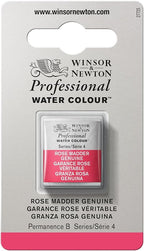 Winsor & Newton Professional Water Colour Paint, Half Pan, Rose Madder