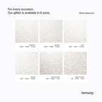 Hemway Polyurethane & Epoxy Resin Glitter 100g / 3.5oz Metallic Crystal Flake Additive for Flooring Jewelry Tumblers Glass Pigment - Extra Chunky (1/24" 0.040" 1mm) - White Iridescent