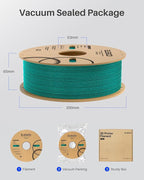 ELEGOO PLA Filament 1.75mm Sparkle Green 1KG, Glitter Twinkling 3D Printer Filament Dimensional Accuracy +/- 0.02mm, 1kg Spool(2.2lbs) Fits for Most FDM 3D Printers