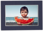 5.5x8.5 Mat for 8.5x11 Frame - Precut Mat Board Acid-Free Show Kit with Backing Board, and Clear Bags Navy 5.5x8.5 Photo Matte Made to Fit a 8.5x11 Picture Frame Matboard for Framing, Pack of 1 Mat