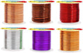 Mandala Crafts 10 Gauge Anodized Aluminum Craft Wire for Jewelry Making - 120 FT Colored Flexible Silver Copper Purple Gold Brown Red Wire - Bendable for Bonsai Armature Crafting Sculpting