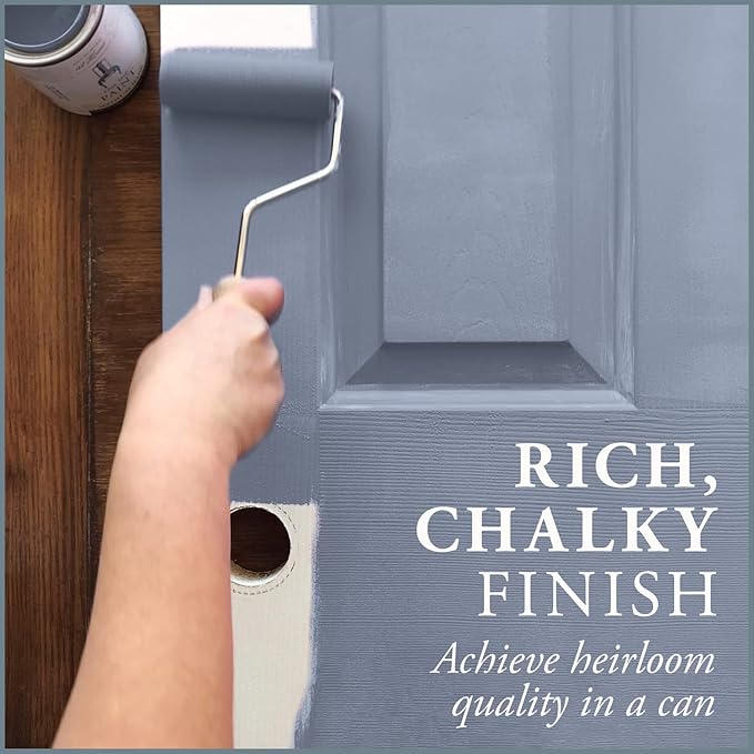 AMY HOWARD AT HOME Chalk-Based One Step Paint for Furniture, Cabinetry, Decor, Finish, and More | No Stripping, Sanding, or Priming | Medium Base | 32 Ounce | Palace Gray