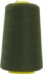 Mandala Crafts 4 Pack of Serger Threads Cones Spools - 20S/2 24000 Yards Polyester Olive Green Threads for Sergers Machine and Overlock Quilting Sewing Machine