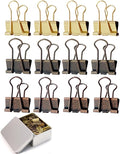 Large Binder Clips 1.25in 12-Pack - Heavy Duty Clamps for Files & Food Bags