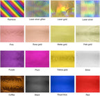 Briartw 20x29cm Hot Foil Paper 50 Sheets Pack Toner Reactive Foil Hot Stamping Foil Paper by Laser Printer and Laminator for Scrapbooking Craft Cardmaking DIY Album (Rose Gold, 50 Sheets)