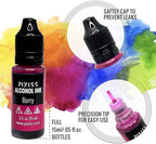 Pixiss Brown Alcohol Ink Set - 5 Shades of Highly Saturated Alcohol Ink for Epoxy Resin Supplies, Yupo Paper, Tumblers, Coasters - Resin Colorant for Epoxy Resin and Resin Art Supplies