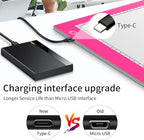 Light Box Drawing Pad, Tracing Board with Type-C Charge Cable and Brightness Adjustable for Artists, AnimationDrawing, Sketching, Animation, X-ray Viewing (A4-P-Pink-New)