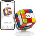 GoCube Edge, The Connected Electronic Bluetooth Cube - Award-Winning 3x3 Magnetic Speed Cube - App Enabled Interactive Smart Cube - Best Gift for Kids & Adults - STEM Brain Teaser Puzzles - Free App