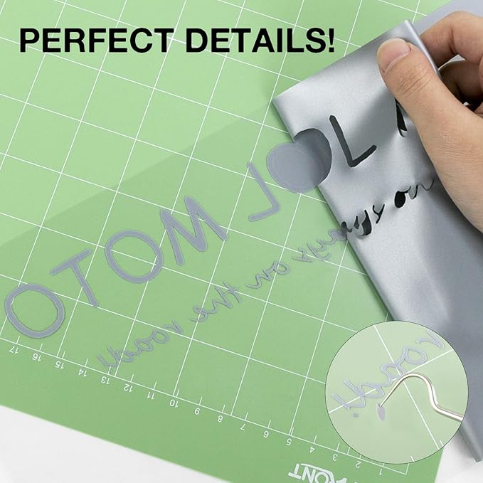 HTVRONT HTV Vinyl Rolls Heat Transfer Vinyl - 12" x 8ft Silver HTV Vinyl for Shirts, Iron on Vinyl for All Cutting Machine - Easy to Cut & Weed for Heat Vinyl Design (Silver)