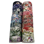Floral Washi Tape Set 20 Rolls 15mm Wide Flower Decorative Paper Tapes for Scrapbooking, Bullet Journal, Planner, DIY Crafts, Gift Wrapping