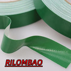 2 PCS Green Floral Tape, 0.78" Flower Stem Wrap Tapes, Waterproof Florist Tape - Multipurpose Adhesive Florist Tapes for Binding Fresh, Flower Bouquets and Floral Craft (98Ft/33Yd/Roll)