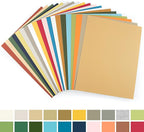 Golden State Art, 11x14 Matboard Mat Board Blanks - Assortment Color Uncut Mats for DIY Projects, Presentation Boards, Art Crafts (20 Pack)