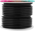 Mandala Crafts 10 Gauge Anodized Aluminum Craft Wire for Jewelry Making - 32 FT Colored Flexible Black Wire - Bendable for Bonsai Armature Crafting Sculpting