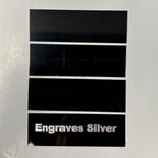 Blank Metal Plates for Laser Engraving - 4 Pack | Aluminum Sheets 0.020" Thick | CO2, Diode, Fiber Laser Compatible | Multiple Sizes & Colors (Black (engraves silver), 1.5x4 inch)