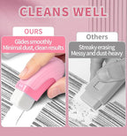 4+1 Pack Rubber Erasers Sliding Retractable Eraser, Large White Erasers for School Office Art Drawing Pencil Eraser for Kids- Pink