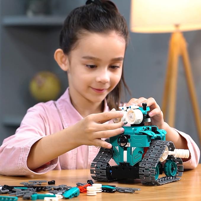APP/Remote Control STEM Building Kits for Kids Ages 8-12 - 3 in 1 RC Robot Car Toys, 440 Pcs Educational Science Projects, Gift Ideas for Boys Girls
