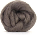 Revolution Fibers Dyed Corriedale Wool | 8 Ounces of Premium Combed Wool Top | 26 Micron, 100% Pure Corriedale Wool Roving, Ethically Sourced (Pewter Gray)