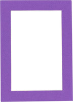 5x7 Mat for 8.5x11 Frame - Precut Mat Board Acid-Free Purple 5x7 Photo Matte Made to Fit a 8.5x11 Picture Frame, Premium Matboard for Family Photos, Show Kits, Art, Picture Framing, Pack of 1 Mat