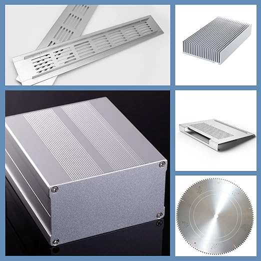 1/4Inch Thick Aluminum Sheet Plate, 6” x 12” Heavy Duty Aluminum Sheets Plates with Protective Film, 6061 Flat Plain Panel Plate Solid Metal Sheet Plate for Crafting Structural Framing Base Plate
