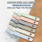 6 Pcs Gel Pens 0.5mm Quick Dry Black Ink Pens Fine Point Smooth Writing Pens, Cute Office and School Supplies Gifts for Women Teacher Students (6 Pcs Morandi Silver)