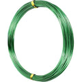 TecUnite Aluminum Craft Wire for Sculpting Armature Bendable Craft Wire for DIY Jewelry Making(Green, 10 M X 1 mm, 1 Roll)