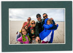 8x10 Mat Bevel Cut for 5x8 Photos - Acid Free Forest Green Precut Matboard - For Pictures, Photos, Framing - 4-ply Thickness