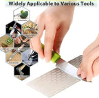 Diamond Sharpening Stone for 13 Pcs Diamond Plate Honing Stone for Kitchen Sharpening Dull Knives Grindstone