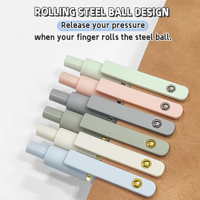 12 Pcs Gel Pens 0.5mm Quick Dry Black Ink Pens Fine Point Smooth Writing Pens, Cute Office and School Supplies Gifts for Women Teacher Students (12 Pcs Morandi Gold and Silver)