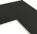 Craig Frames B572 Pre-Cut Mat Board for 8x10 Print, 10x12, Pebble Black