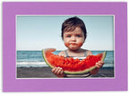 6x8 Mat for 8x10 Frame - Precut Mat Board Acid-Free Dark Purple 6x8 Photo Matte Made to Fit a 8x10 Picture Frame, Premium Matboard for Family Photos, Show Kits, Art, Picture Framing, Pack of 1 Mat