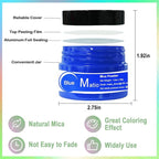 Matio Wine Red Mica Powder for Epoxy Resin, 1.8oz/ 50g Pearlescent Effect Mica Powder Natural Color Pigment for Soap Making, Bath Bomb, Candle Dye, Resin Craft, Paint, Nails Art, Jewelry,Slime Pigment