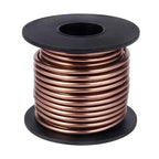 Aluminum Craft Wire, 32.8 Feet 3.0 mm/ 8 Gauge Brown Bendable Soft Metal Aluminum Wire Roll Bulk for DIY Crafts Sculpting Jewelry Making