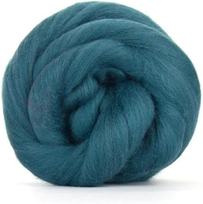 Revolution Fibers Merino Wool Combed Top | 1 lb Premium Wool Roving | 22 Micron, Best Merino Wool for Spinning, Tapestry, Needle Felting, Big Yarn Roving and Wall Hangings (Duck Egg Green)