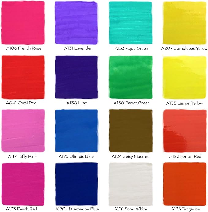 ARTEZA Liquid Chalk Markers, Set of 16 Bright Colors, Chalkboard Pens for Blackboard, Whiteboard, Windows, Mirrors, Glass, Restaurant Menu, Signs.