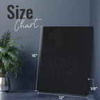 Black Foam Board 12 x 16 x 1/8" (3mm) Inch, 15 Pack Acid-Free Foam Core Poster Board Sheets for Art, Crafts, Presentation, Vision Board, Signboard, and Party Decorations